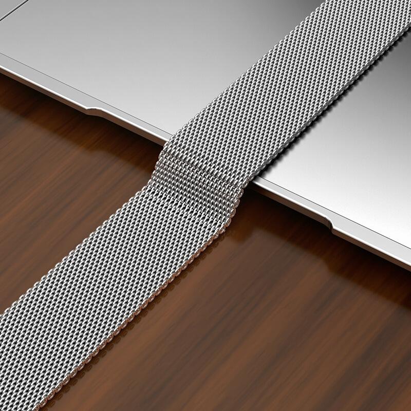 适用于 Apple Watch 的不锈钢磁性圆形表带 - Aolon